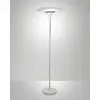 Image de Lampadaire Vela, éclairage LED intégré 24 W, 2180 lm, blanc 3000 K, structure en métal et méthacrylate, design moderne et élégant, hauteur 175 cm.
