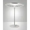Image de Lampe de table LED Vela 12 W 3000 K 1100 lm en métal et méthacrylate blanc - Design moderne, intensité variable et structure élégante