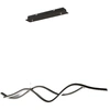 Image de Sinuo Lustre Pendentif Led 36W Noir 3666-45-101 Fabas Luce