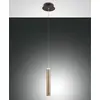 Image de Suspension simple Prado en laiton de Fabas Luce - LED 6,5W dimmable, design moderne