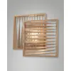 Image de Applique murale Loft en frêne et métal, LED intégrée 18 W, 1980 lm, 3000 K, Classe 1, design industriel élégant et raffiné