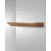 Image de Applique murale Linus en métal, bois et verre, LED intégrée 14 W, blanc chaud 3000 K, dimmable avec coupure de phase, finition chêne, IP20