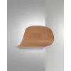 Image de Applique murale Pevero en frêne et métal, LED intégrée 18 W, lumière chaude 3000 K, dimmable avec coupure de phase, design moderne et raffiné