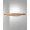Image de Applique murale Ribot en métal et bois couleur chêne, LED intégrée 17 W, 1 400 lm, 3 000 K, design moderne et élégant, IP20, intensité variable