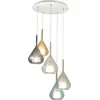 Image de Lustre suspension LED Lila en métal et verre borosilicate 3481-49-362 Fabas Luce