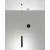 Image de Suspension décentralisée Prado noir mat - Fabas Luce - LED 6,5W dimmable - Montage décentralisé