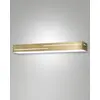 Image de Applique murale LED intégrée Banny 24 W 2260 lm 3000 K Laiton satiné - Design moderne en métal et méthacrylate pour l'éclairage intérieur