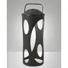 Image de Lampe De Table Led Caddy 3W Anthracite, Bo ®tier Ip54 En M ©tal Et Polycarbonate, Lumi ¨re Chaude 3000K, Variateur Tactile -   clairage Au Design Moderne
