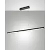 Image de Suspension LED Ling 40 W 4800 lm 3000 K, structure en métal noir et méthacrylate, classe 2, intensité variable - Série Ling