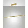 Image de Suspension Led Ling 40 W 4800 Lm 3000 K, Structure En Laiton Satiné Et Méthacrylate, Classe 2, Intensité Variable - Série Ling