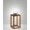 Image de Lampe De Table Led Blend 3W 3000K Blanc Chaud Avec Variateur Tactile, Finition Métal Et Bois - Ip54, 200 X 200 X 414 Mm - Noyer