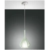 Image de Lustre suspension LED Lila en métal et verre borosilicate vert transparent 3481-40-140 Fabas Luce