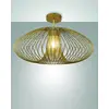 Image de Plafonnier Fassa Ø60cm en métal doré mat, douille E27 40W, design moderne et élégant pour l'éclairage intérieur, IP20 - Fassa