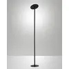 Image de Regina - Lampadaire LED rond noir réglable en métal H.180 cm Fabas Luce - Éclairage LED 35W intégré CCT (3000K-6000K)