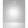 Image de Regina - Lampadaire LED rond blanc réglable en métal H.180 cm Fabas Luce - Éclairage LED 35W intégré CCT (3000K-6000K)