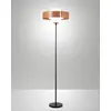 Image de Lampadaire Loto 170 Cm En Métal Et Verre Soufflé, Couleur Brique, Douille E27 40 W, Design Élégant Avec Variateur - Loto