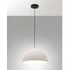 Image de Suspension Carola Ø360 mm E27 10 W, structure en métal et plastique d'origine végétale, blanc, IP20, classe 1 - Carola Design