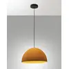 Image de Suspension Carola Ø360 Mm E27 10 W, Structure En Métal Et Plastique D'Origine Végétale, Couleur Moutarde, Ip20, Classe 1 - Carola Design