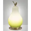 Image de Lampe de table Wilma 8W LED intégrée 3000K Vert/Laiton satiné, variateur tactile, IP20, 230V, design en métal et verre - Wilma