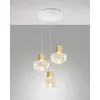 Image de Suspension Led Kino 36 W 3900 Lm 3000 K À Intensité Variable, Structure En Métal Et Verre Borosilicate, Cognac - Kino