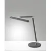 Image de Lampe de table LED Beba 12 W, anthracite, technologie CCT 3000 K-4000 K-6000 K, structure en aluminium et méthacrylate, variateur tactile - Beba