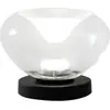 Image de Brena - Lampe de table transparente Fabas Luce - Lampe tactile LED 11W dimmable - Verre borosilicate transparent concave