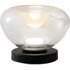 Image de Lampe de table Brena - Cognac Fabas Luce - LED 11W dimmable tactile - Verre borosilicate concave cognac