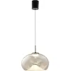 Image de Brena - Suspension Simple Cognac De Fabas Luce - Led 14W Dimmable - Plafonnier - Diam ¨tre 33Cm