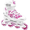 Image de Patins inline Compy 8.0 Softboot fille blanc/rose taille 30-33