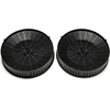 Image de Elica CFC0038668 Filtre à charbon actif pour hottes d'aspiration, noir (1 paire)