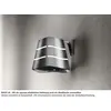 Image de Elica Wave UX IX/F/51 Hotte aspirante murale en acier inoxydable 505 mm 610 m³/h