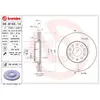 Image de BREMBO - Jeu de 2 disques de frein vernis 09.9145.11 - Réf. 1394744