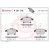 Image de BREMBO - Jeu de 4 plaquettes de frein P 24 173 - Réf. 1395371