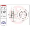 Image de BREMBO - Jeu de 2 disques de frein vernis 08.A708.11 - Réf. 1393216
