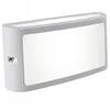Image de Applique En Aluminium Moulé Avec Diffuseur Opalin - 10w, 950 Lumens, Lumière Chaude Blanc
