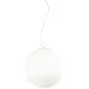 Image de MAPA BIANCO suspension blanche 1 ampoule diamètre 40 cm