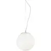 Image de MAPA BIANCO suspension blanche 1 ampoule diamètre 30 cm