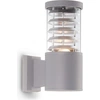Image de Ideal Lux Tronco AP1, Applique d'extérieur, Gris, Aluminium, Verre, IP44, Entrée, Transparent