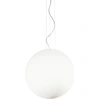 Image de MAPA BIANCO suspension blanche 1 ampoule profondeur 32 cm