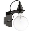 Image de Applique murale MINIMAL noire 1 ampoule