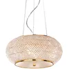 Image de Ideal Lux - Pasha' - Pendentif À 6 Ampoules Or Avec Cristaux, E14