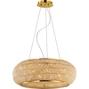 Image de Perles de cristal Lampe à suspendre Ø550mm | Cristal | Classique | Or | Laiton | Suspension Lampe ronde Lampe à suspendre Lampe en cristal Lampe en cristal Lampe à suspension