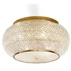 Image de Ideal Lux - Pasha' - Plafonnier À 6 Ampoules Or Avec Cristaux, E14