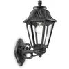 Image de Ideal Lux - Anna - Lanterne Murale Extérieure À 1 Ampoule Noire Ip44, E27