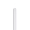 Image de Ideal Lux 104935 Look Lampe à suspendre Cylindre Ø 6cm Blanc