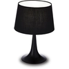 Image de Lampe de bureau moderne London Metal Black 1 Light E27 Small