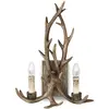 Image de Ideal Lux 115511 Chalet Bois Bois Applique murale 2 flammes Rustique