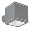 Image de Ideal Lux Snif - Applique Murale Extérieure Up Down 1 Lumière Anthracite, Putty Ip44, G9