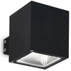 Image de SNIF SQUARE applique noire 1 ampoule