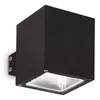 Image de Ideal Lux - Snif - Applique Murale Extérieure Up Down 1 Lumière Noire, Putty Ip44, G9
